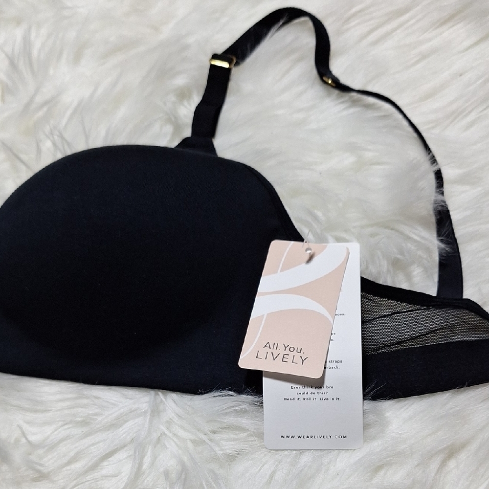 Lively Elegant Black Bra